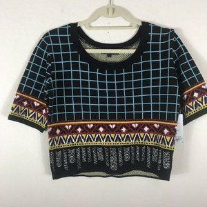 CLOSING SALE Cropped Sweater 3/4 Sleeves